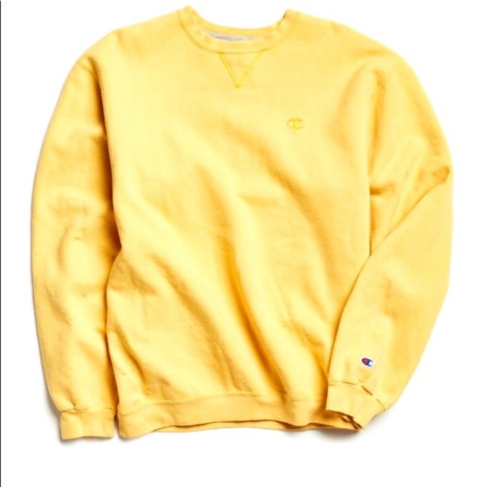 💛Yellow Crewneck Champion Sweater💛